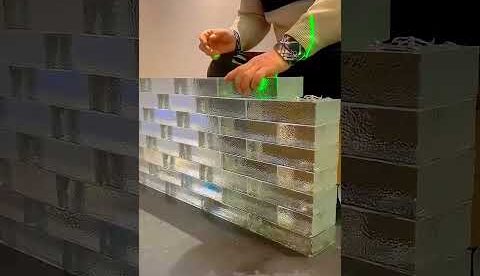China’s Unbreakable Glass Bricks 😱| Genius Construction Innovation #technology